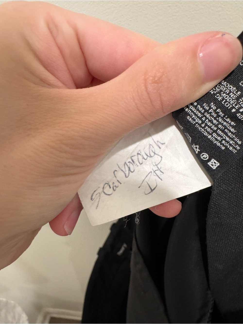 Theory Straight Tro Black Wool Blend Tailored Straight Leg Dress Pants Size 2 - Picture 9 of 11